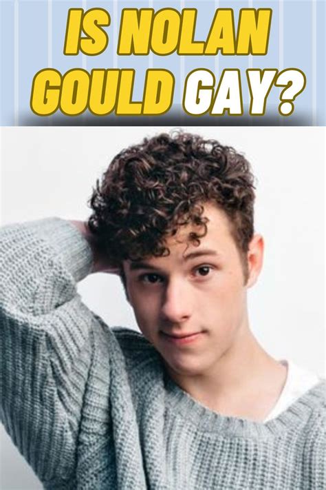 nolan gould sexuality|Nolan Gould